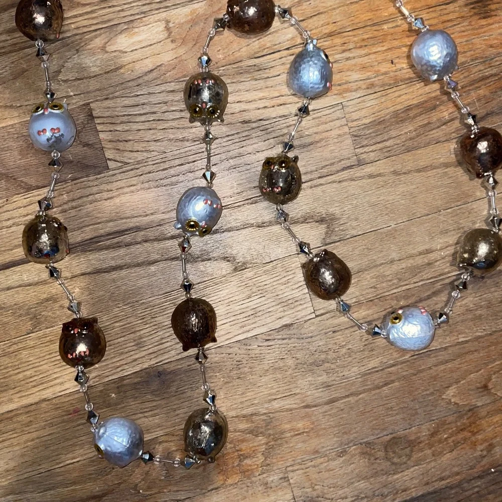 Anthropologie Glass Owls Garland